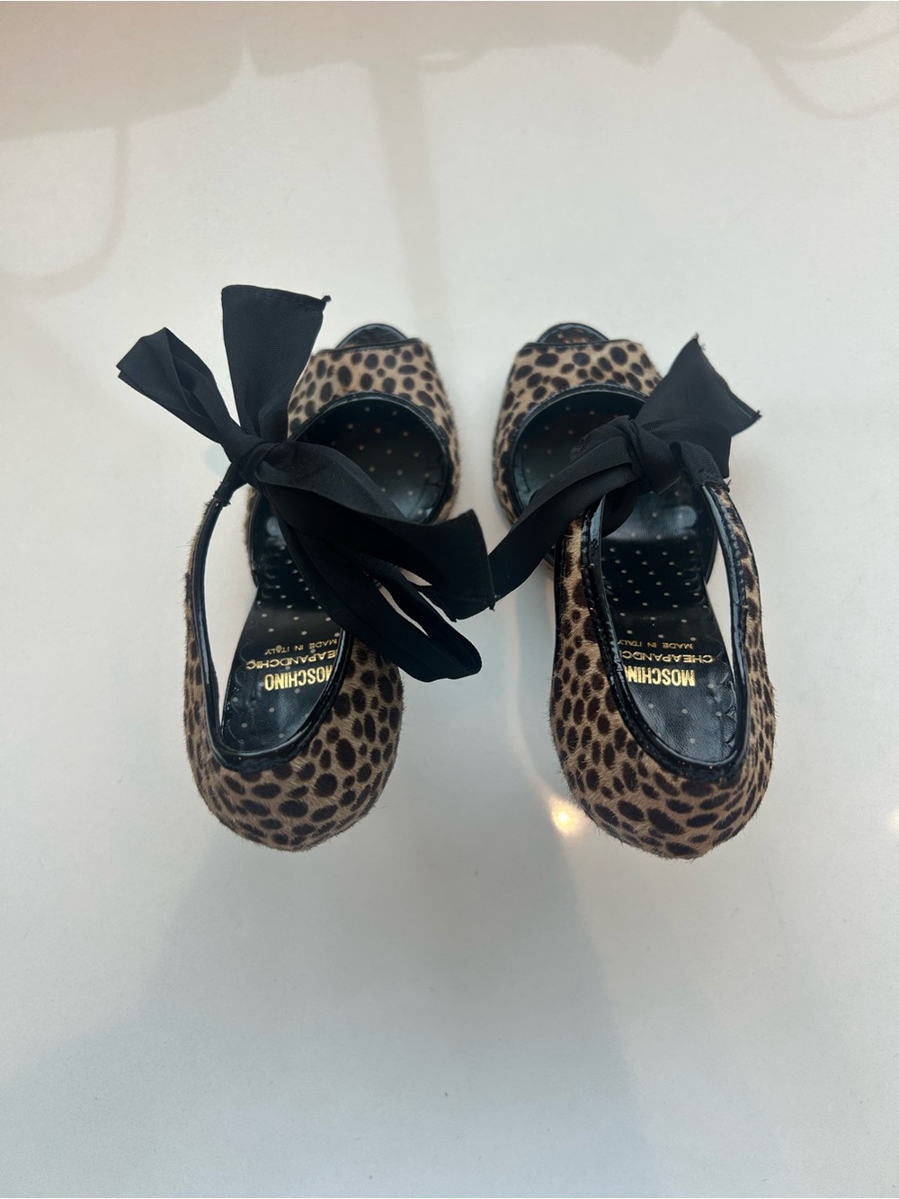 Leopard Print (beige and brown) with Black Accents - Picture 4 of 5
